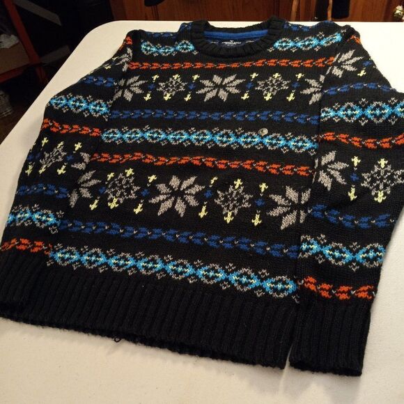 American Eagle Snow Flake Design Sweater - Picture 1 of 7